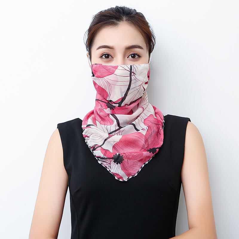 Chiffon Scarf Face Mask Protection