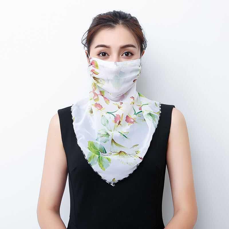 Chiffon Scarf Face Mask Protection