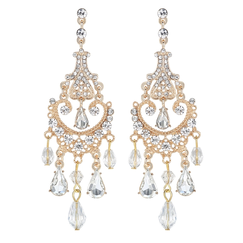 Chandelier Earrings Long Crystal Earrings