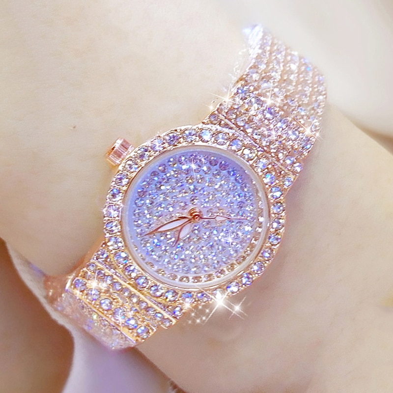 Crystal Watch Ladies Wristwatch