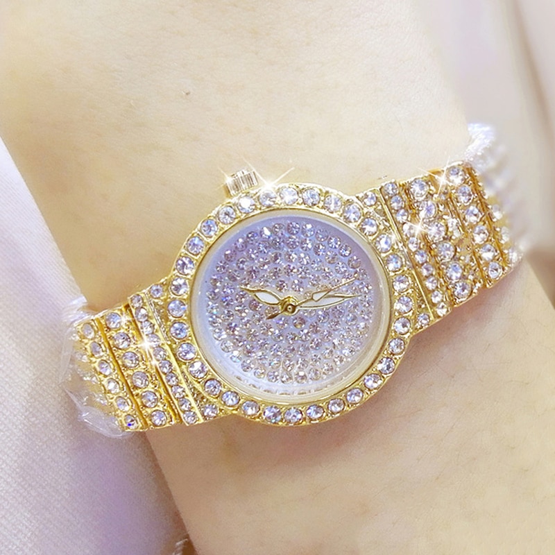 Crystal Watch Ladies Wristwatch