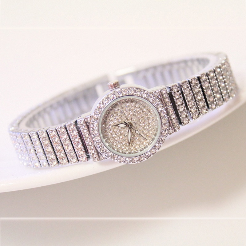 Crystal Watch Ladies Wristwatch