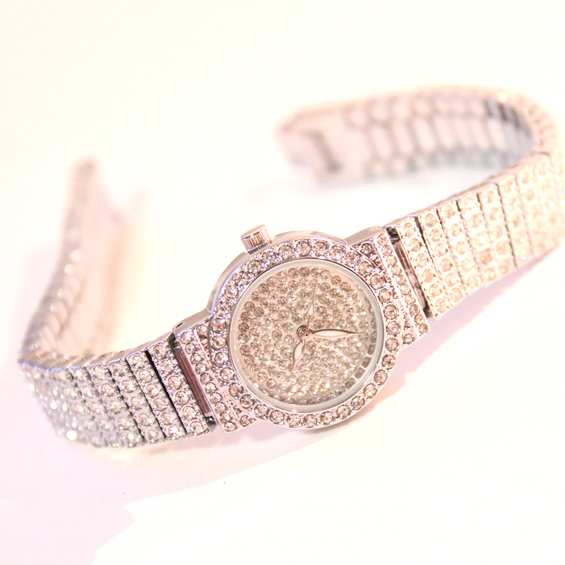 Crystal Watch Ladies Wristwatch