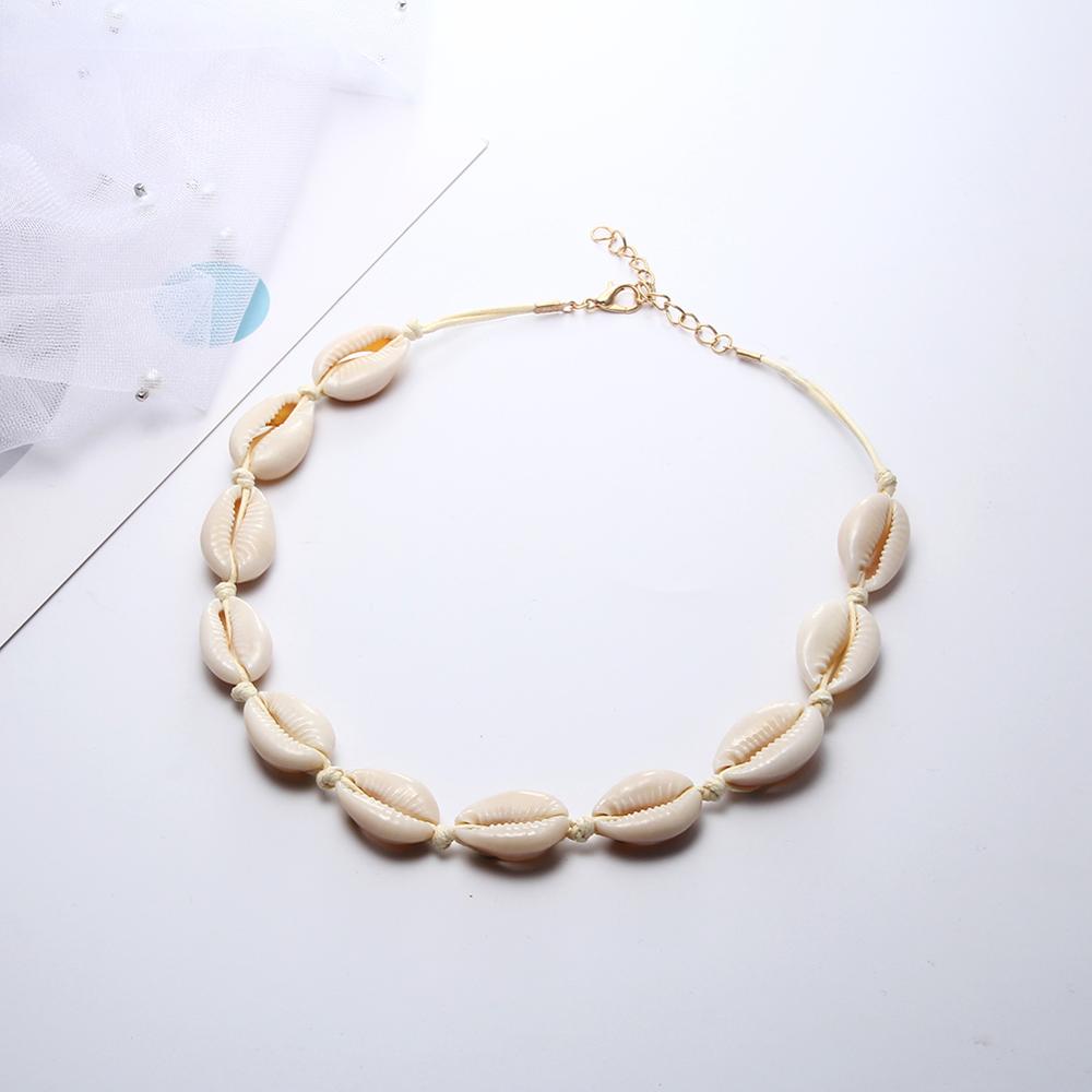 Seashell Choker Beaded Shells Necklace