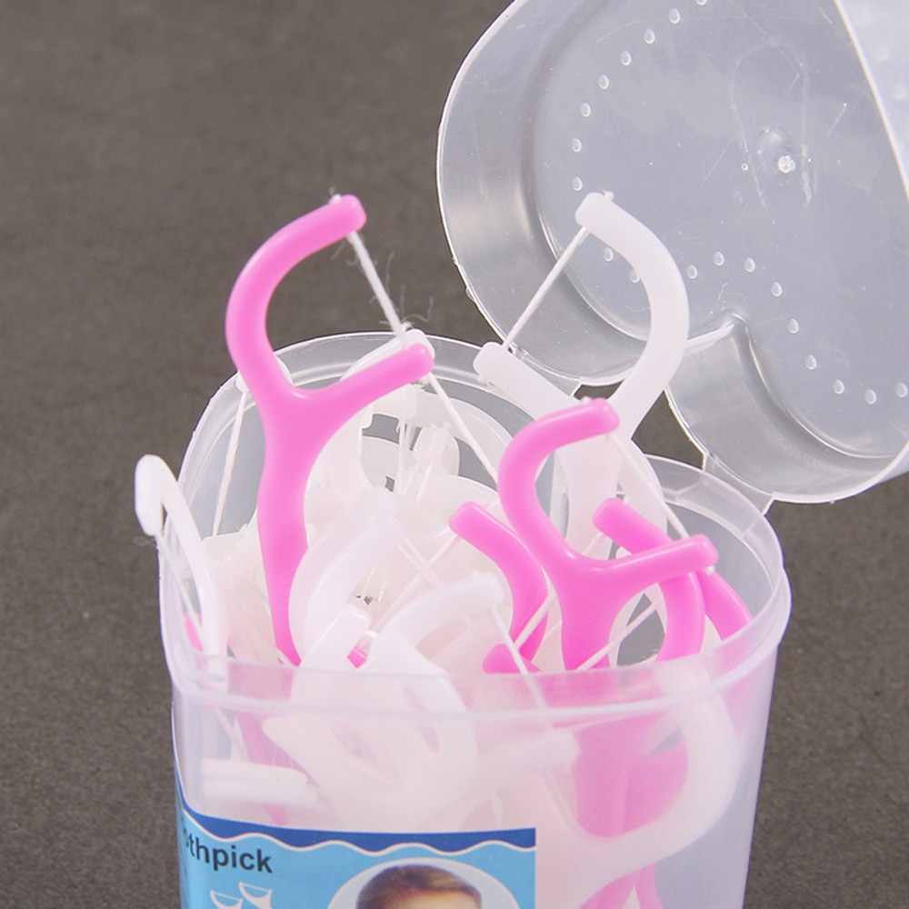 Floss Picks Oral Hygiene Tools (40 pcs)