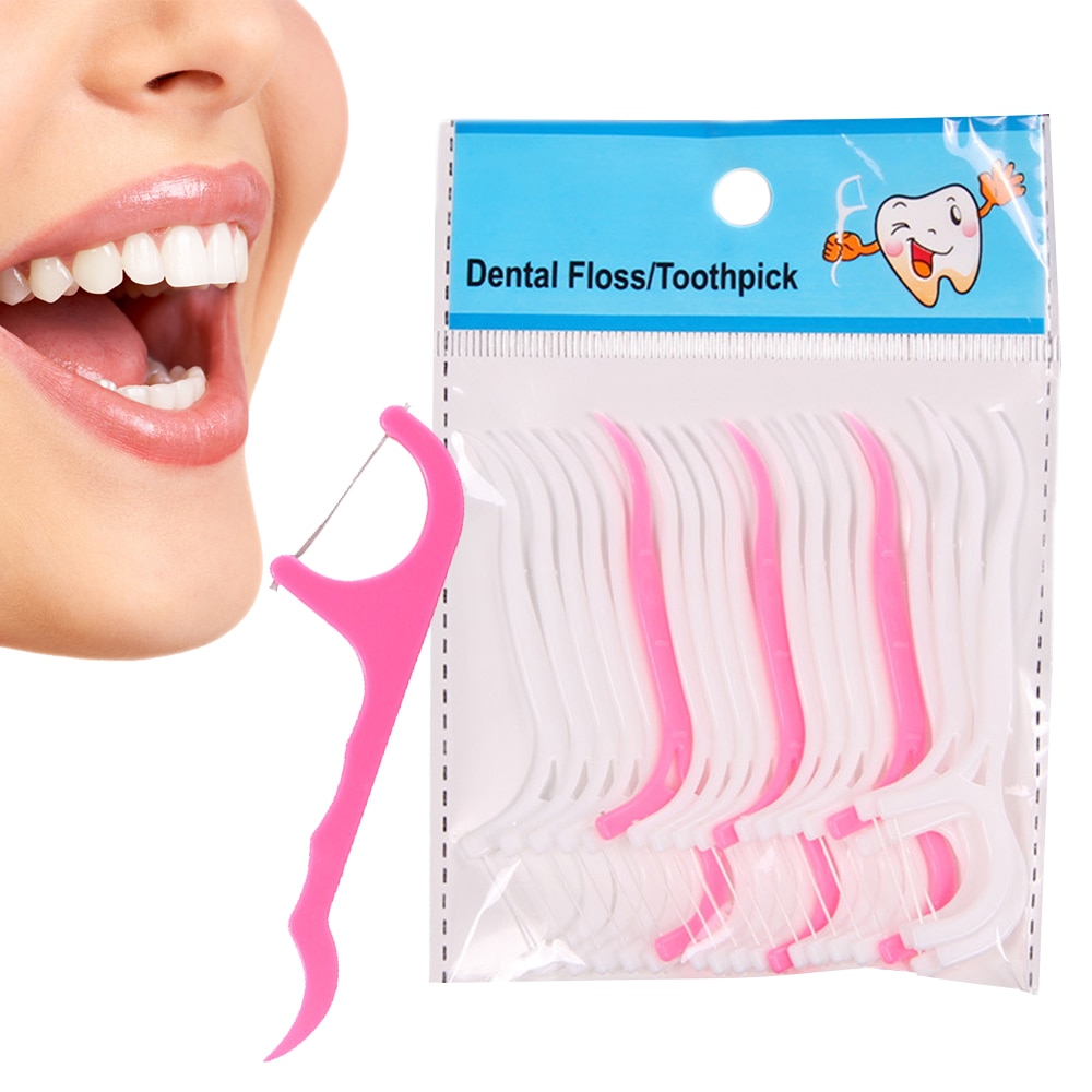 Floss Picks Oral Hygiene Tools (40 pcs)