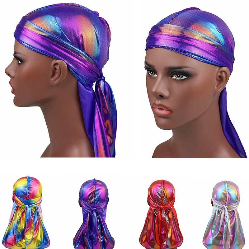Hair Bandana Silky Turban Headwear