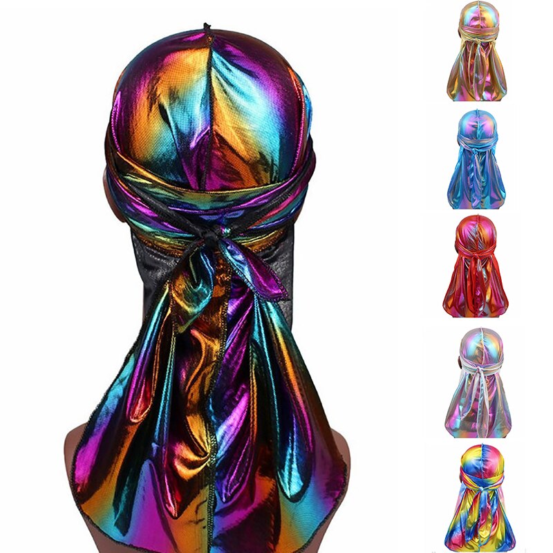 Hair Bandana Silky Turban Headwear