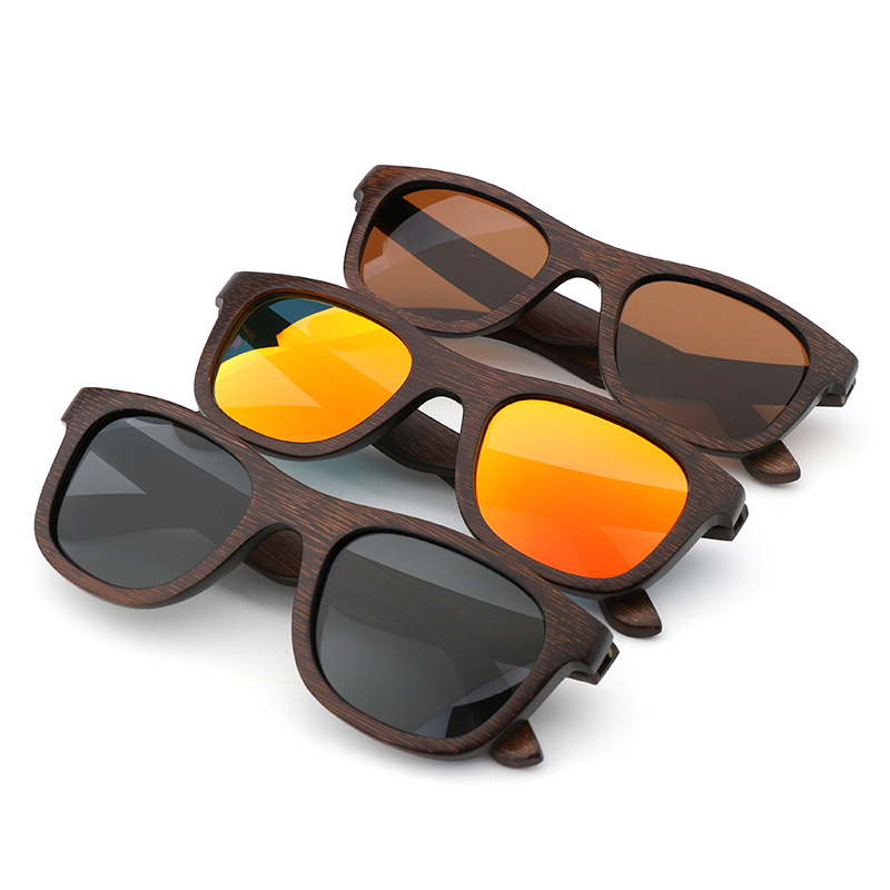 Wood Frame Sunglasses Eyewear