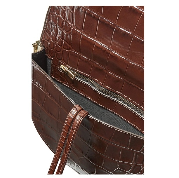 Ladies Saddle Bag Leather Crossbody Bag