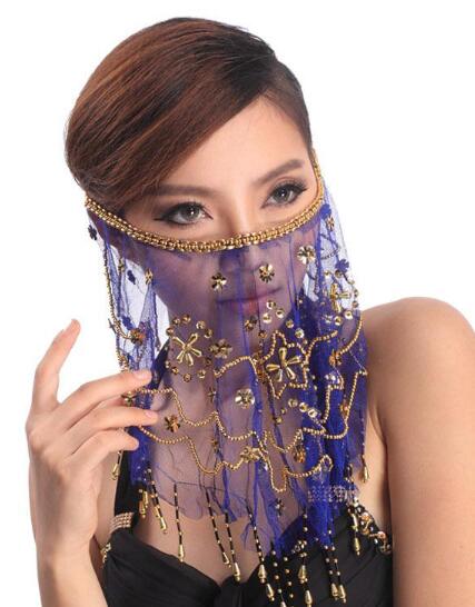 Face Veil Belly Dancing Costume