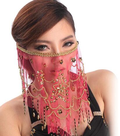 Face Veil Belly Dancing Costume