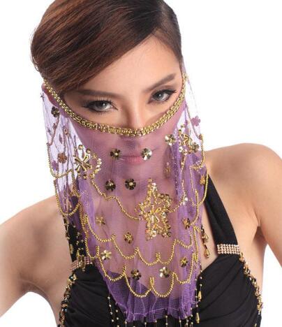 Face Veil Belly Dancing Costume