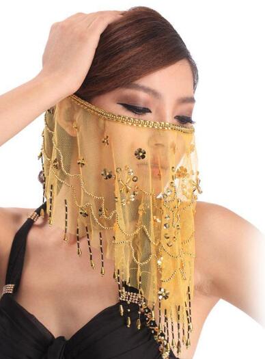 Face Veil Belly Dancing Costume