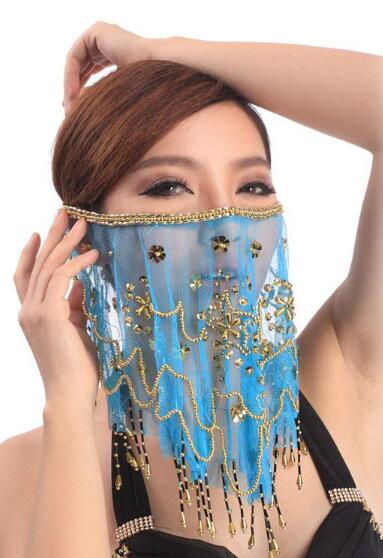 Face Veil Belly Dancing Costume