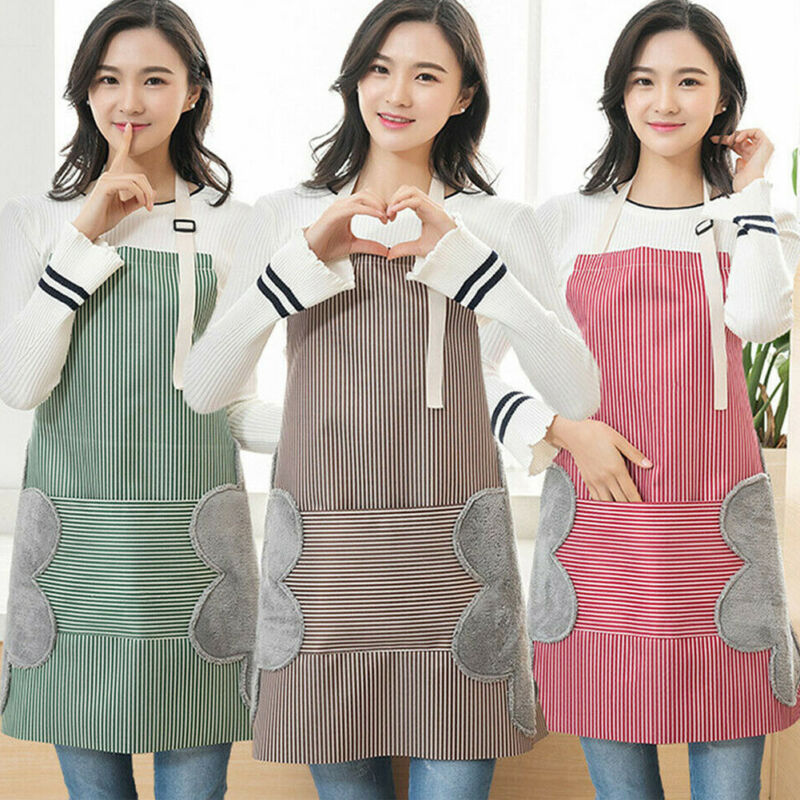 Waterproof Apron Wipeable Cooking Apron