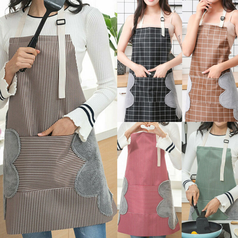 Waterproof Apron Wipeable Cooking Apron