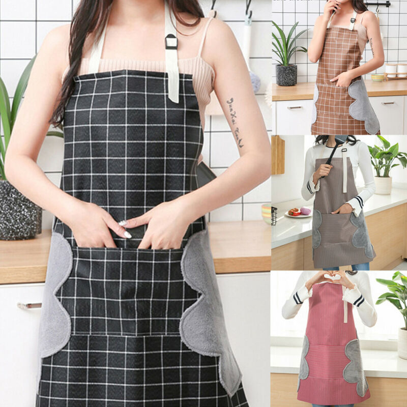 Waterproof Apron Wipeable Cooking Apron