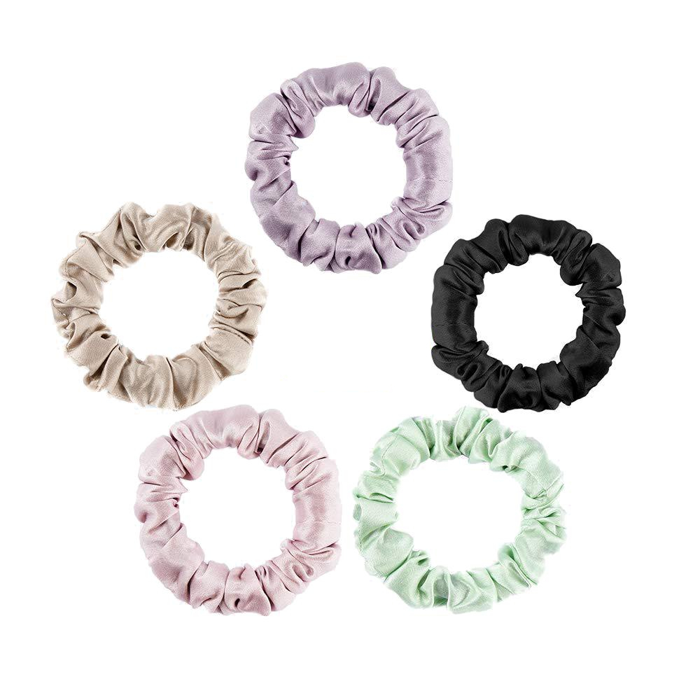 Silk Scrunchies Hair Accessories (5pcs)