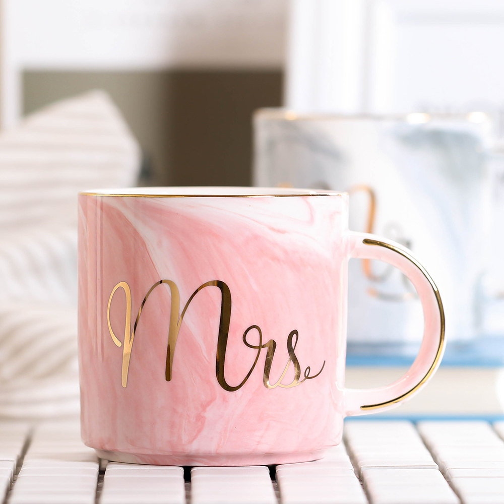 Mr and Mrs Mugs Couples Ceramic Cups