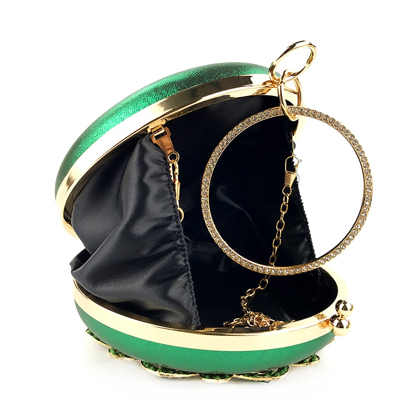 Small Clutch Bag Round Purse