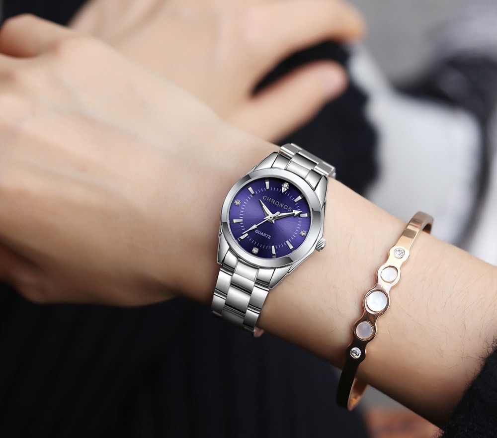 Stainless Steel Watch Ladies Timepiece