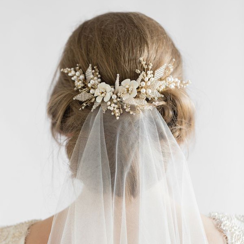 Veil Comb Wedding Hair Accessory