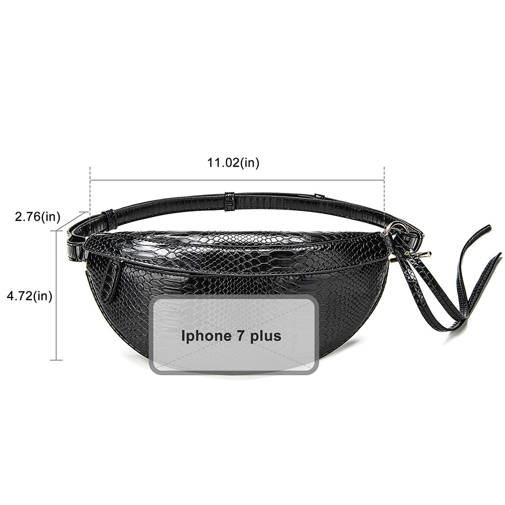 Ladies Bum Bag Leather Fanny Pack