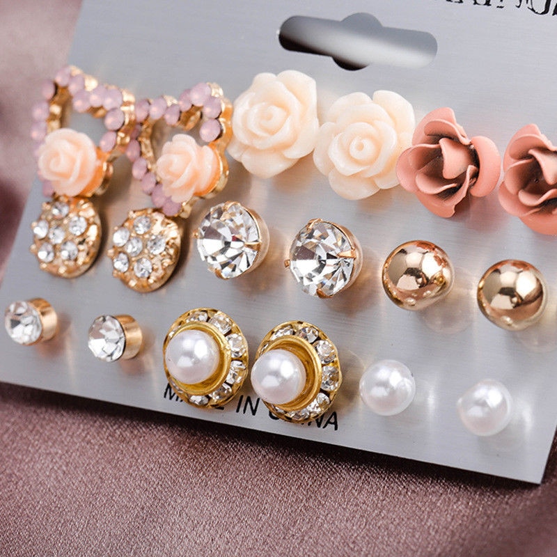 Earrings Set Fashionable Accessory