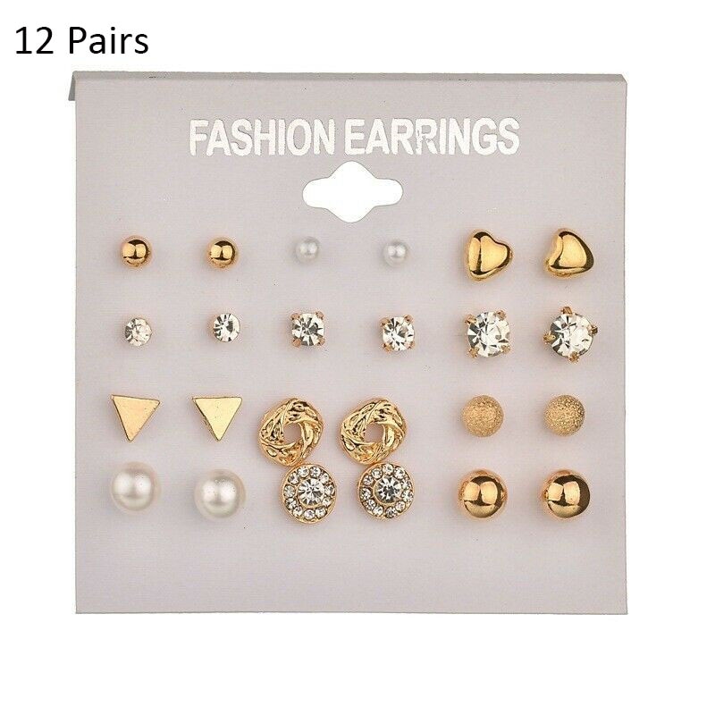 Earrings Set Fashionable Accessory