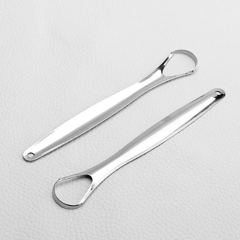 Metal Tongue Scraper Stainless Steel