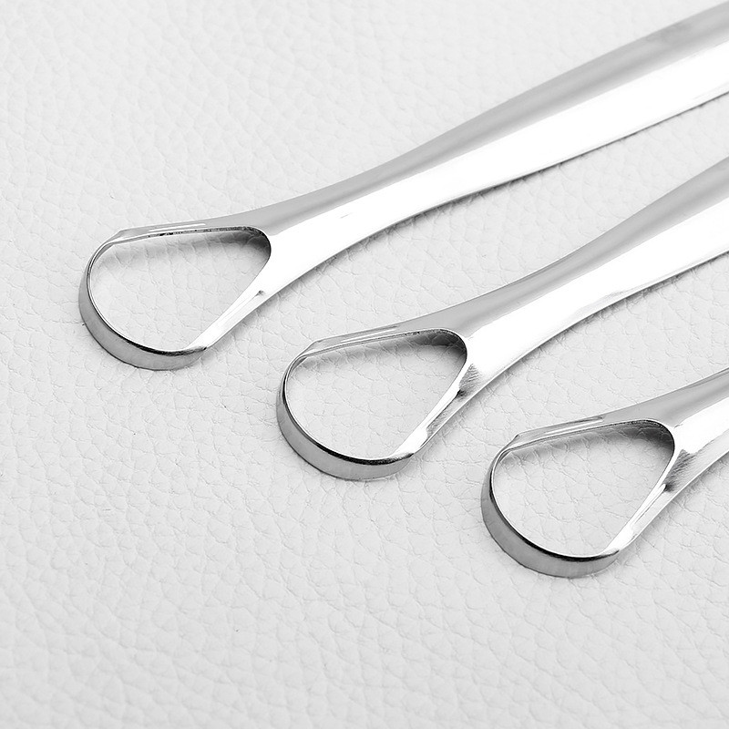 Metal Tongue Scraper Stainless Steel