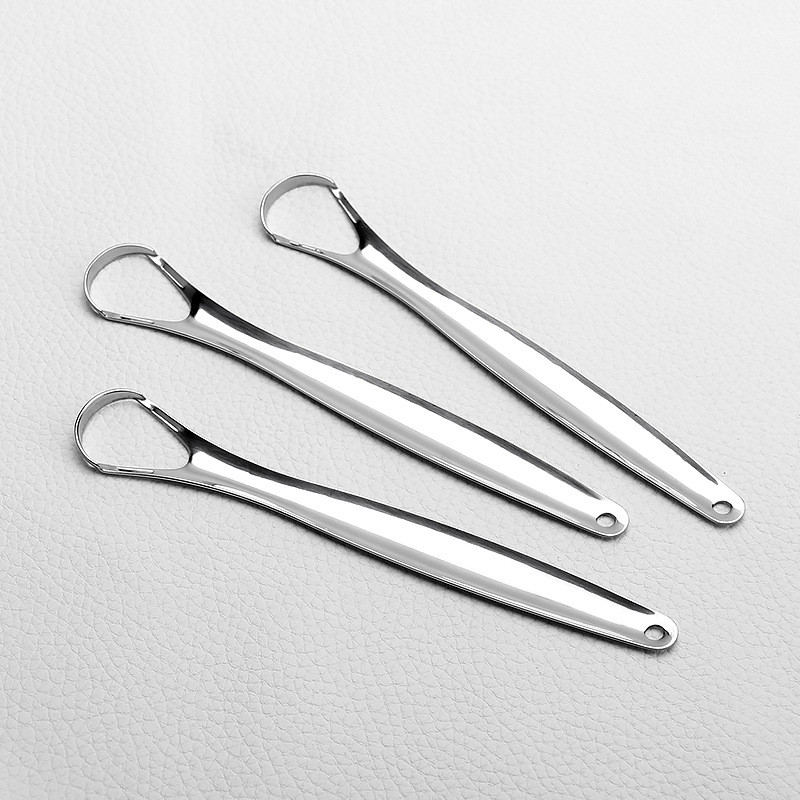 Metal Tongue Scraper Stainless Steel