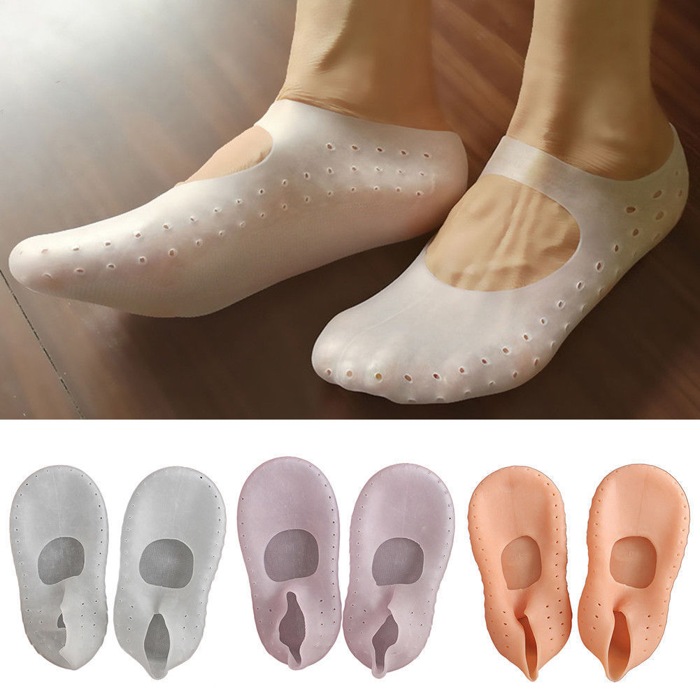 Gel Socks Moisturizing Heal Cracked Heels