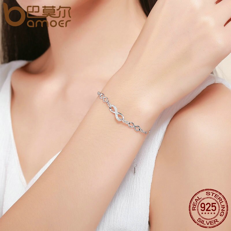 Infinity Bracelet Silver Jewelry