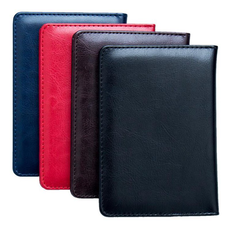 Leather Passport Wallet Card Holder