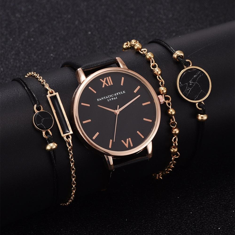 Ladies’ Bracelet Watch Set (5Pcs)