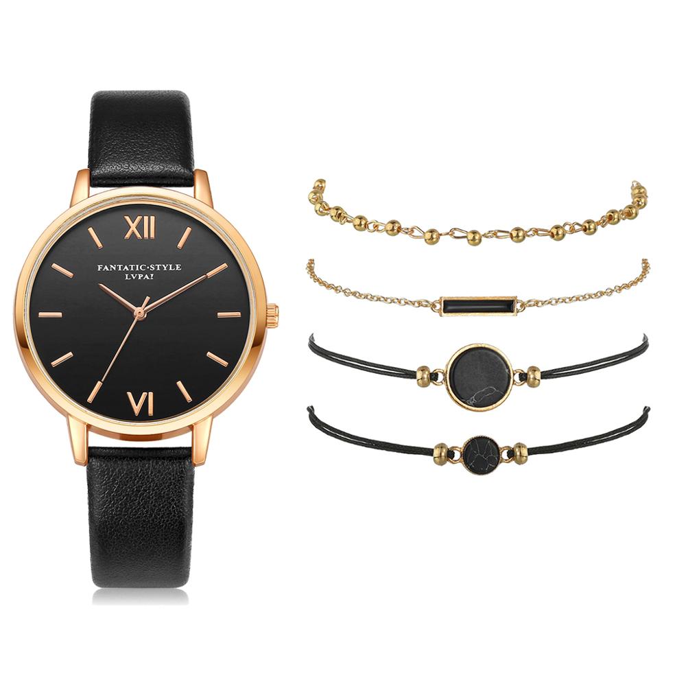 Ladies’ Bracelet Watch Set (5Pcs)