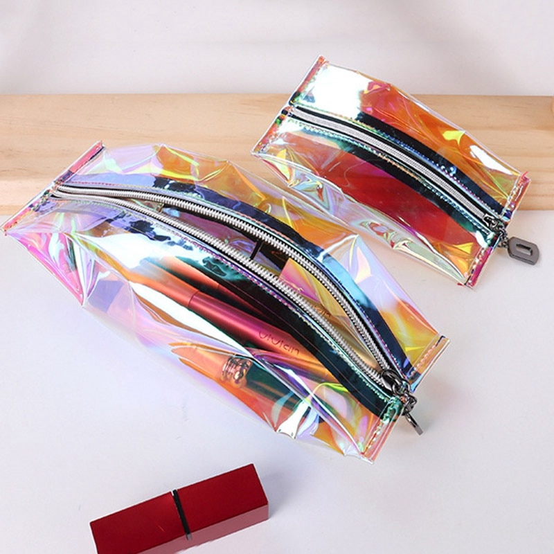 Travel Cosmetic Bag Holographic Style