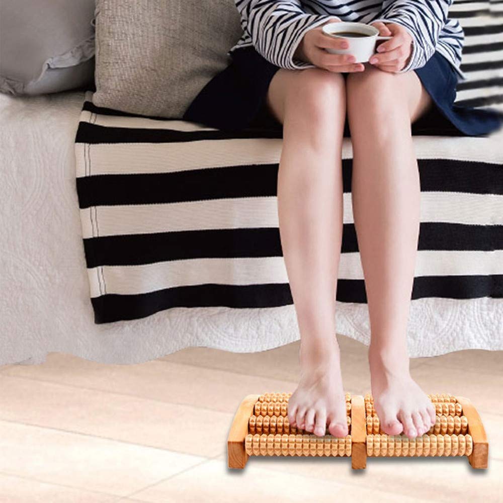 Wooden Foot Massager Pain Reliever