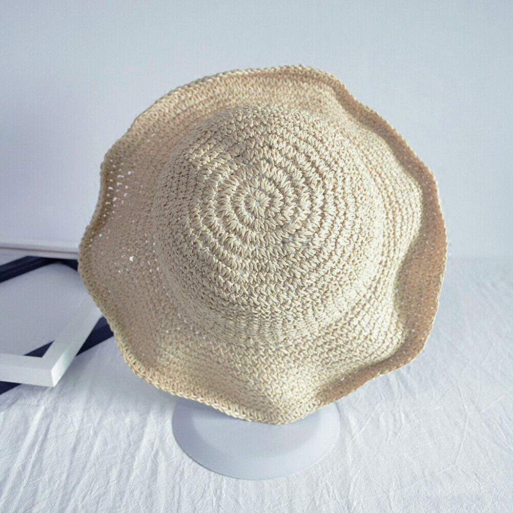 Sun Hat Beach Brim Straw Cap