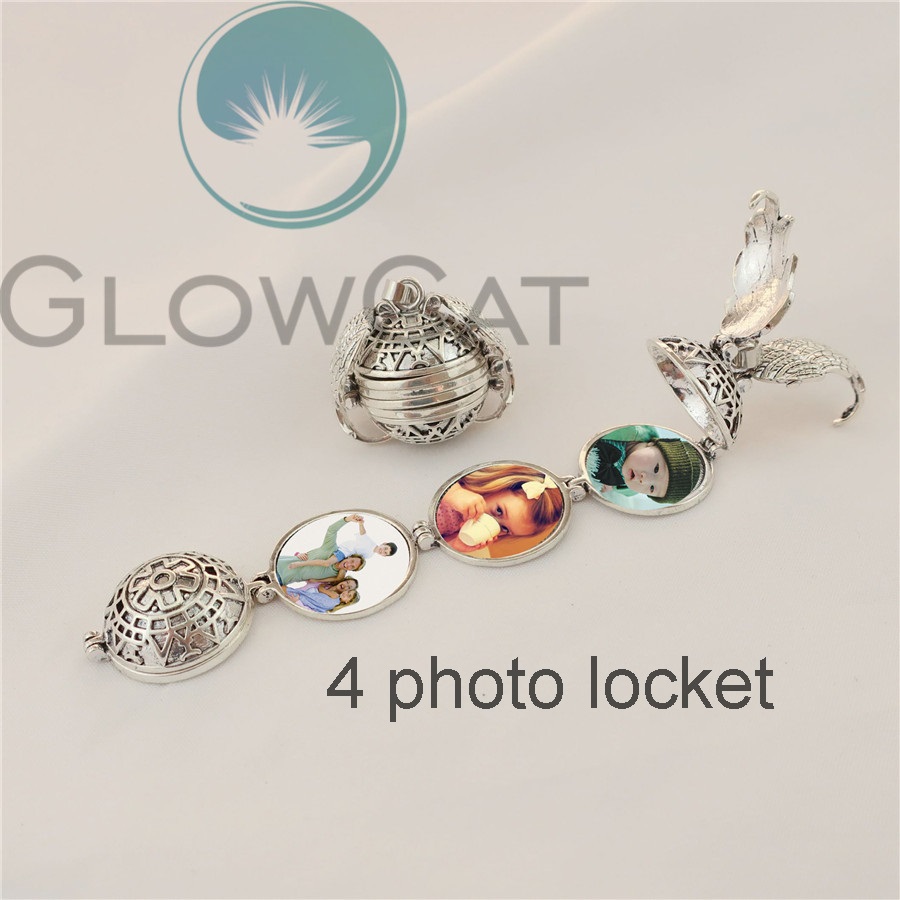 Photo Locket Necklace Picture Pendant