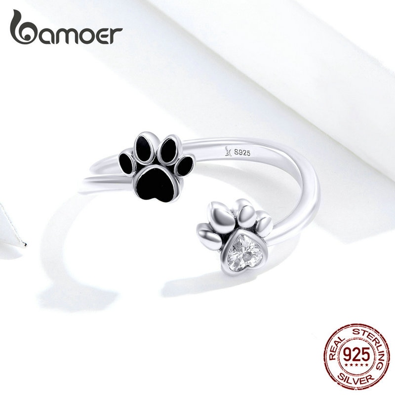 Paw Print Ring Adjustable Size