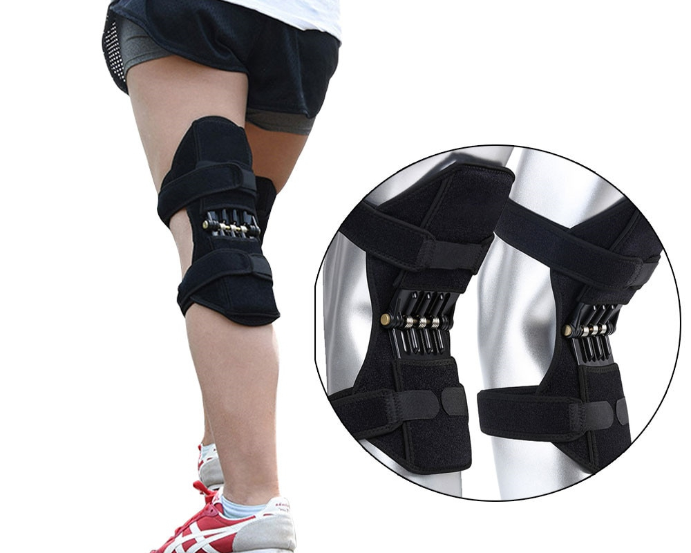 Spring Knee Brace Breathable Support Pad