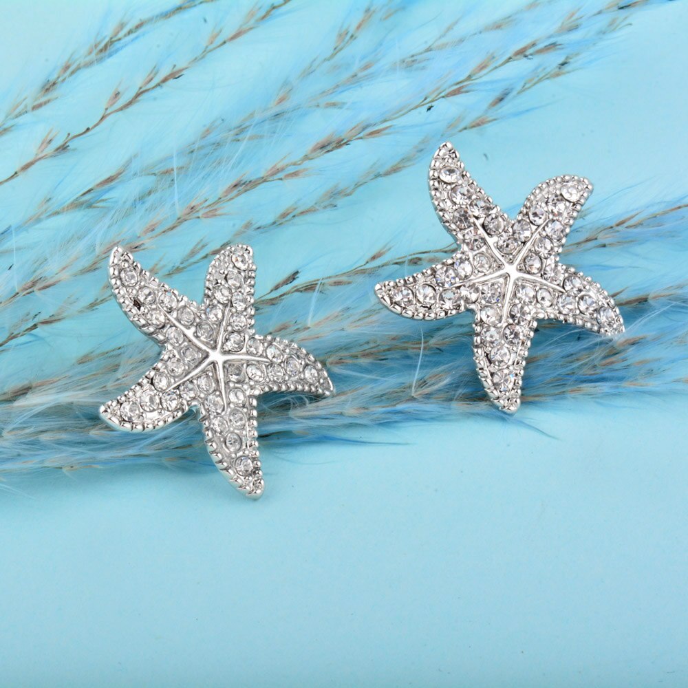 Starfish Earrings Fashionable Stud Earrings