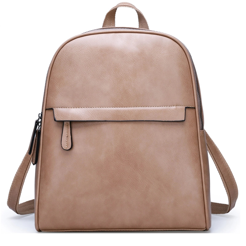 Womens Leather Backpack Travel Bag