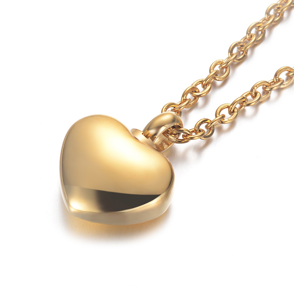 Heart Shaped Necklace Memorial Cremation Urn