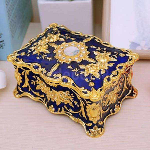 Vintage Jewelry Box Storage Organizer