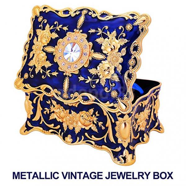 Vintage Jewelry Box Storage Organizer