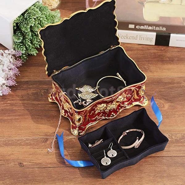 Vintage Jewelry Box Storage Organizer